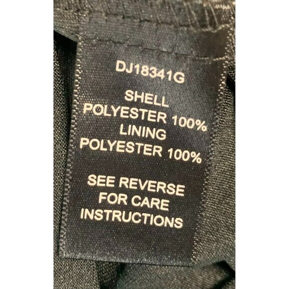 Ark and Co Women Dress Black Size Medium Sleeveless Halter Pleated Chiffon Shift - Picture 6 of 7